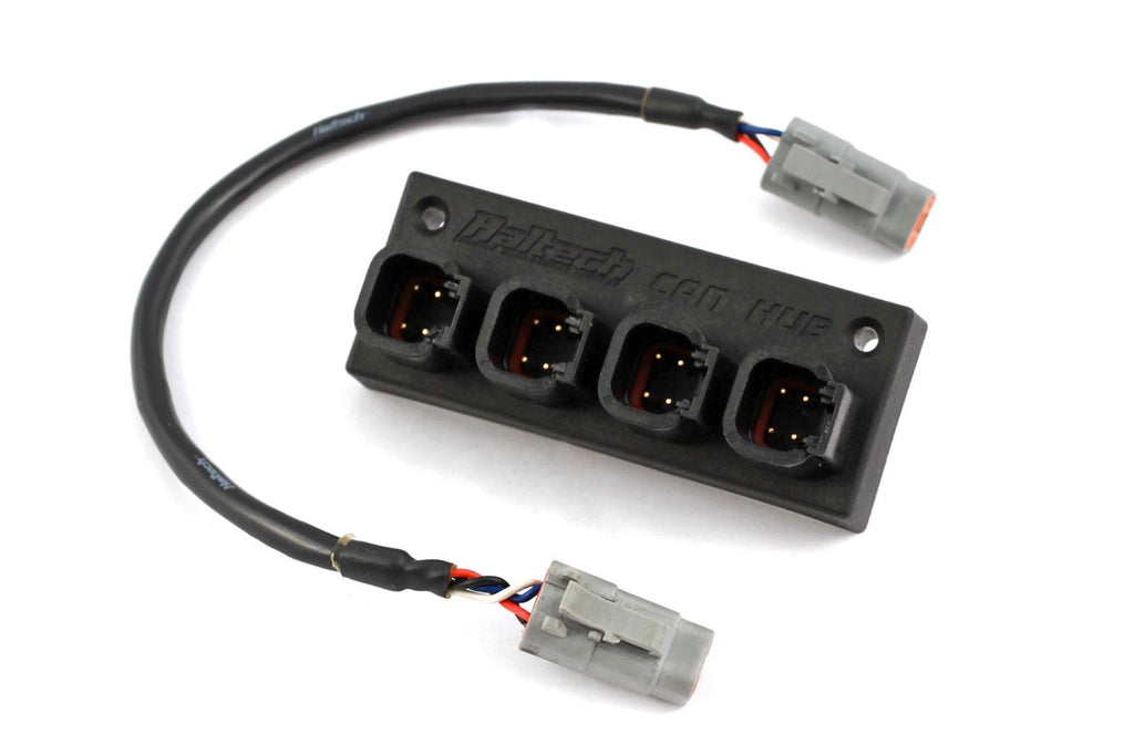 Elite CAN HUB 4 Port DTM-4 - for use with up to three CAN devices (includes 1 x Haltech Elite CAN Cable DTM4 to DTM4 - 12"/300mm)