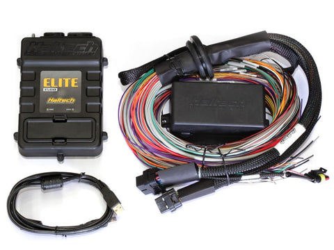 Elite 1500 (DBW) with RACE FUNCTIONS - 2.5m (8 ft) Premium Universal Wire-in Harness Kit - Quickbitz