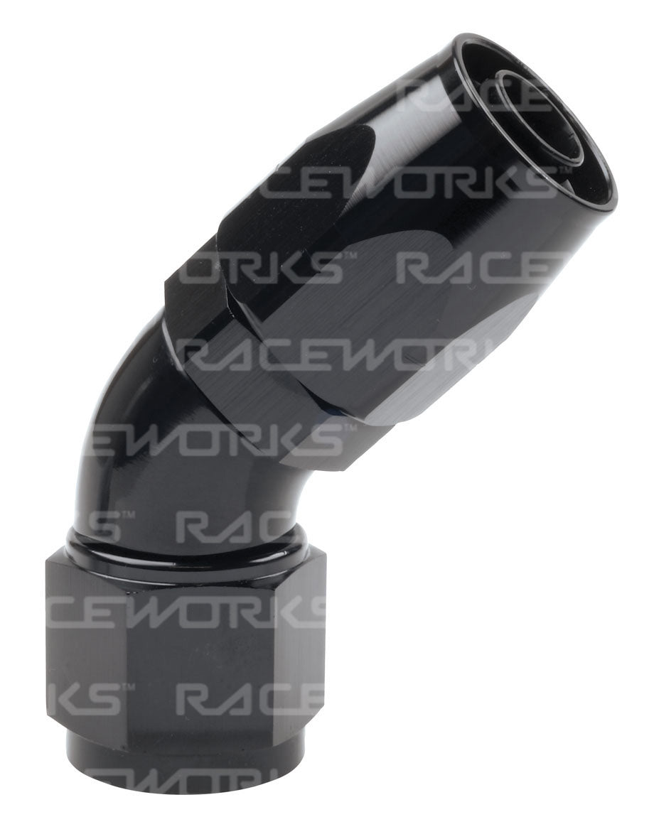 RACEWORKS CUTTER HOSE FITTING 45 Deg