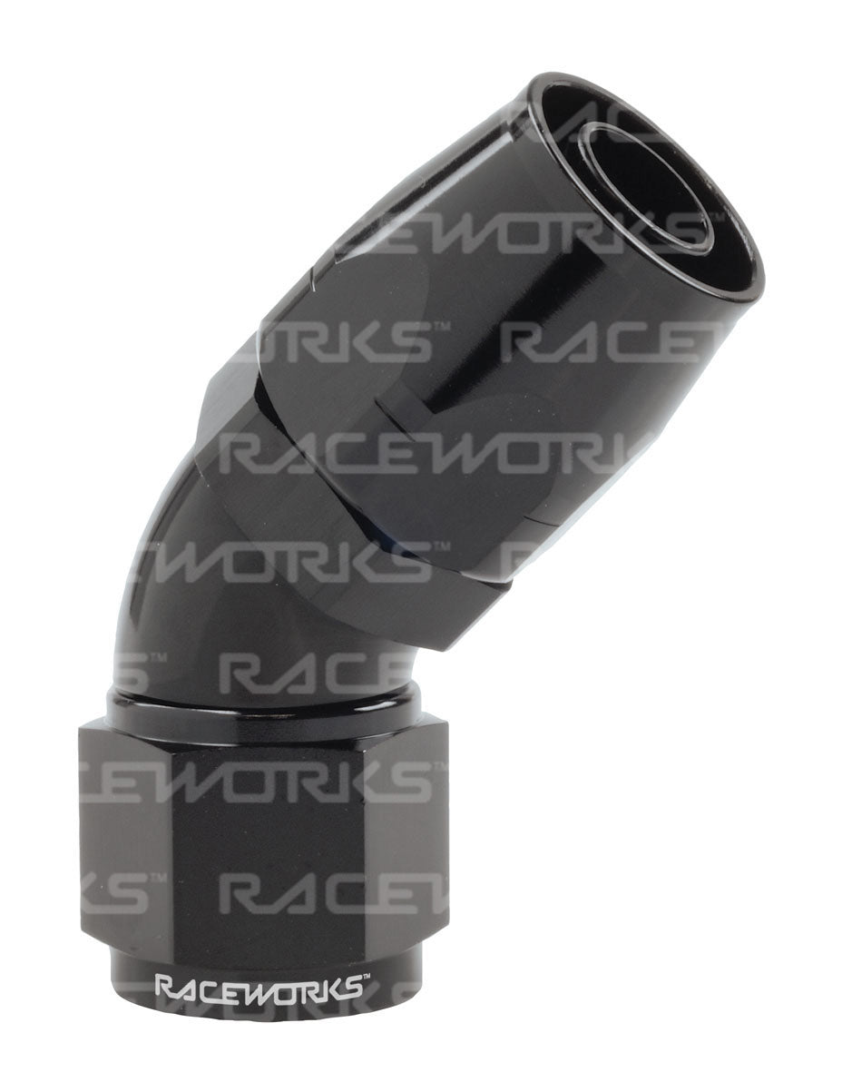 RACEWORKS CUTTER HOSE FITTING 45 Deg