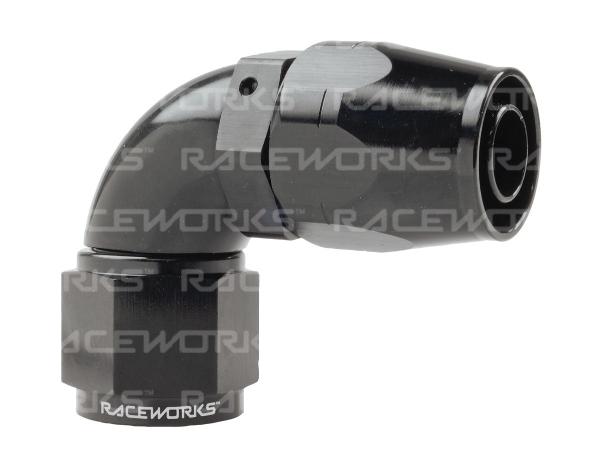 RACEWORKS CUTTER HOSE FITTING 90 Deg