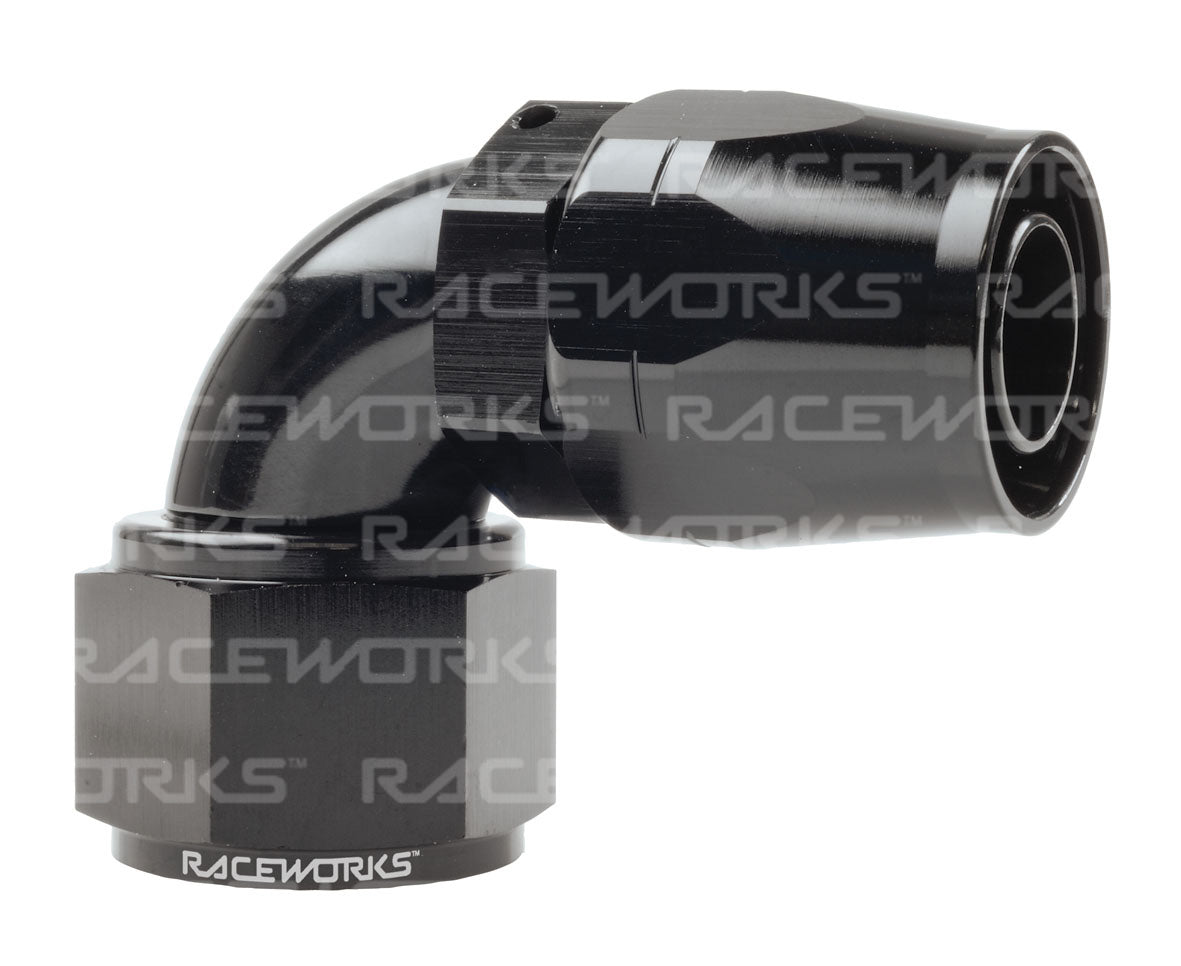 RACEWORKS CUTTER HOSE FITTING 90 Deg