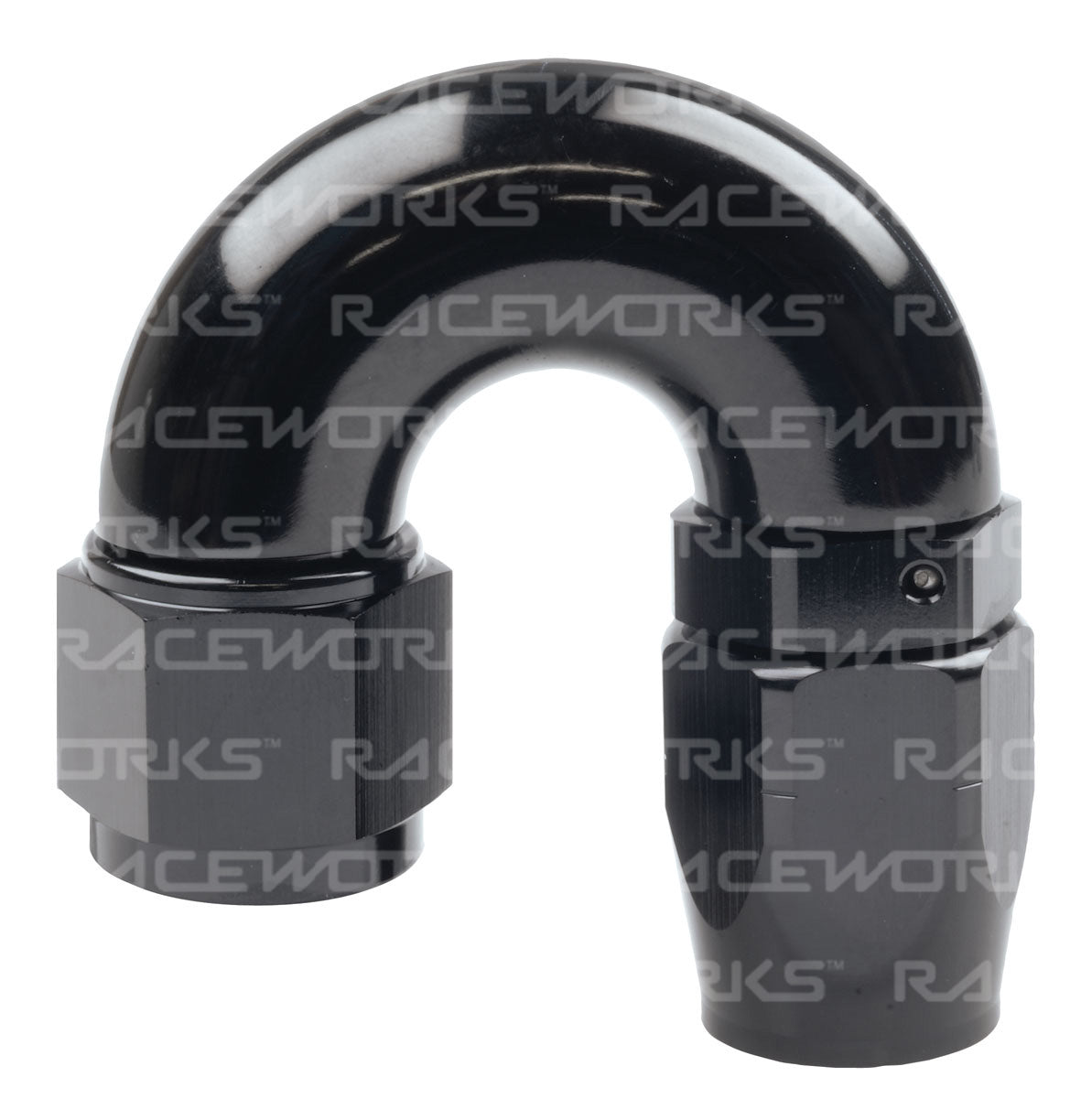 RACEWORKS CUTTER HOSE FITTING 180 Deg
