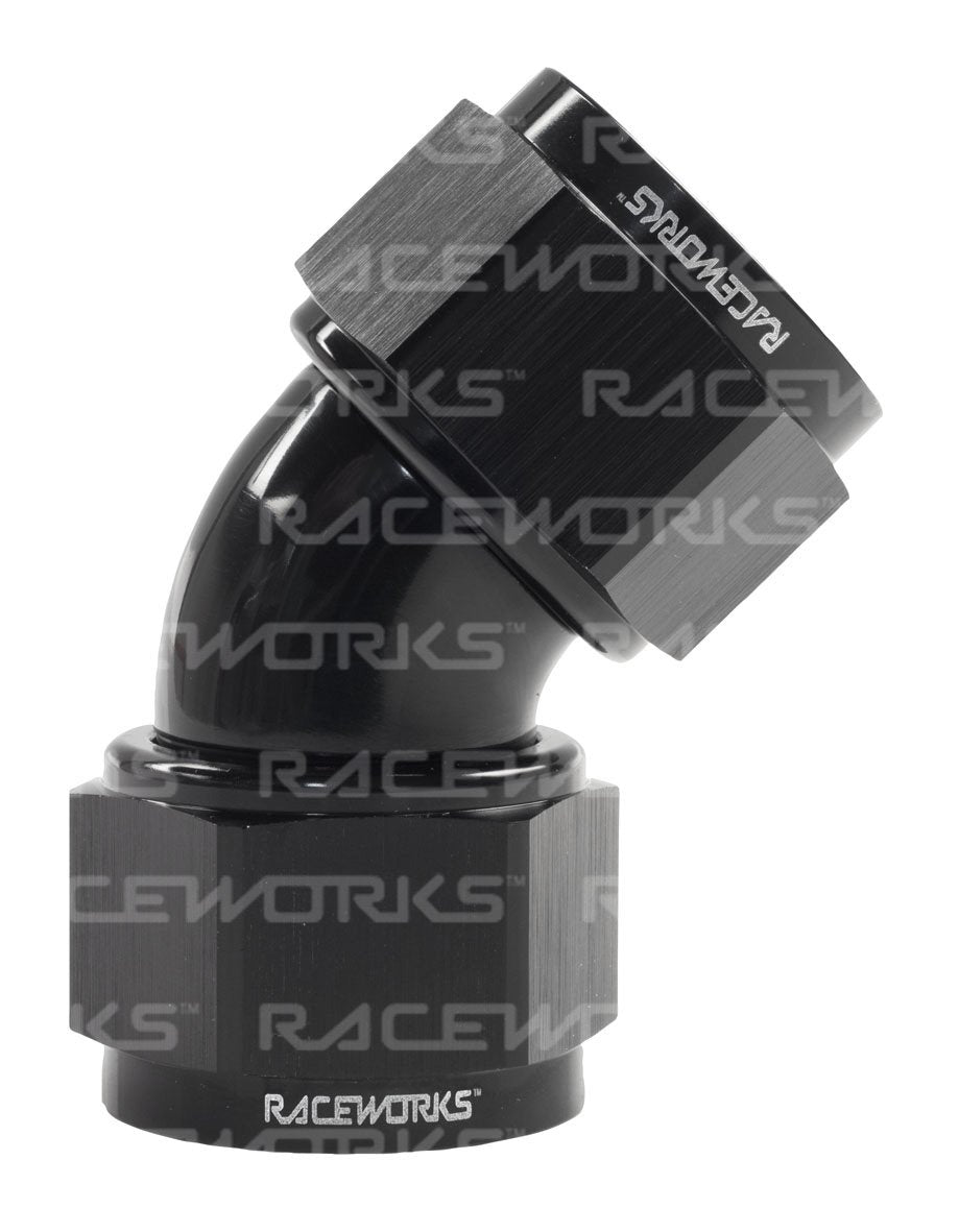FEMALE TO FEMALE SWIVEL AN-16 45 Deg