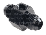RACEWORKS AN MALE TO MALE WITH 1/8in NPT PORT