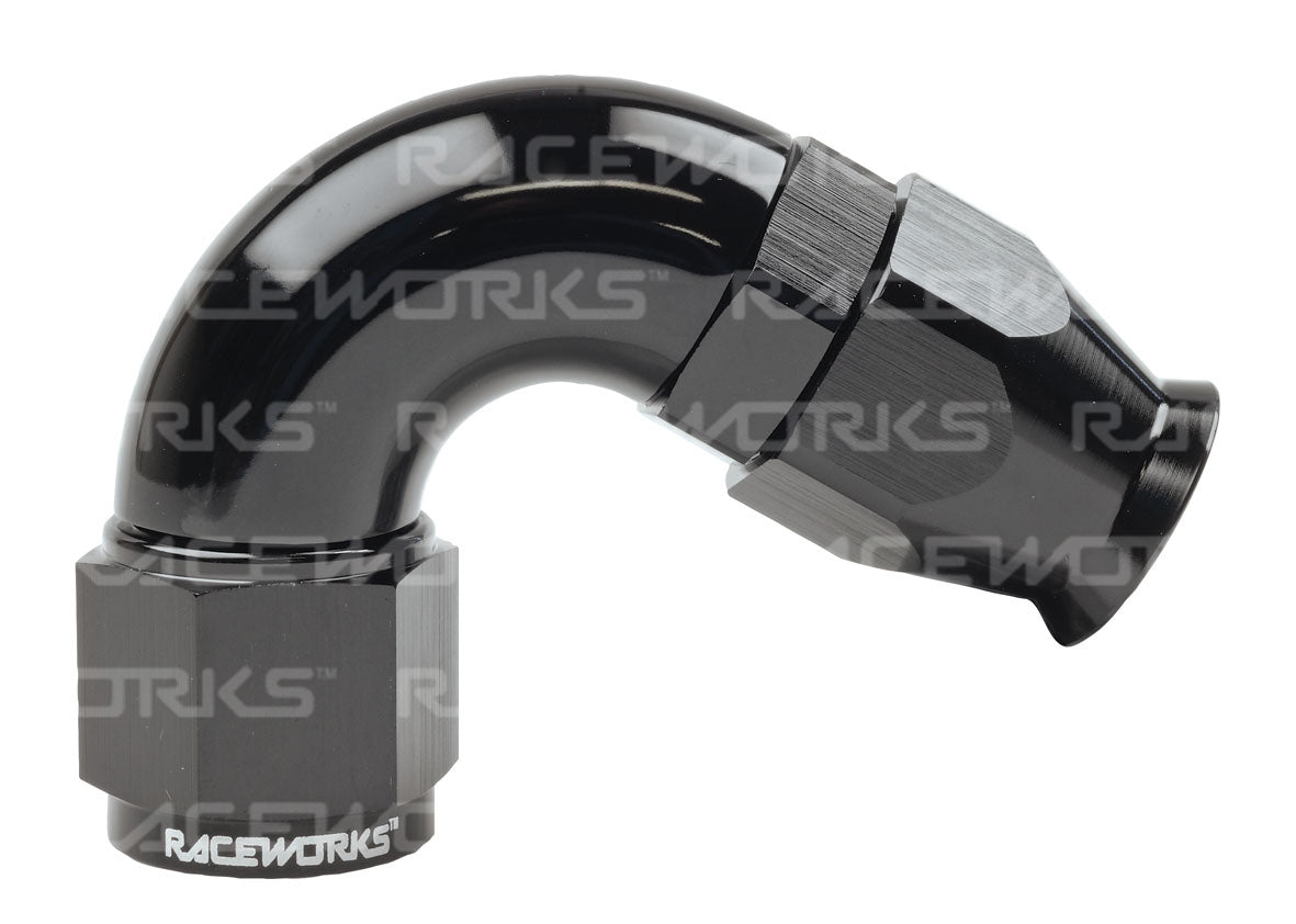 RACEWORKS TEFLON HOSE FITTING 120 Deg