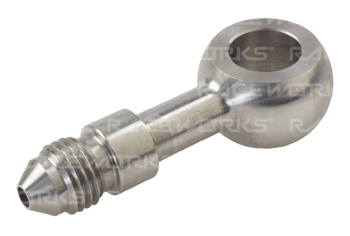 12.2mm Banjo To AN-4 Male Flare Stainless Steel Straight