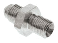 RACEWORKS METRIC MALE M10x1.0 TO MALE FLARE AN-4 STAINLESS STEEL (DUAL SEAL)