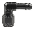 RACEWORKS FEMALE AN-6 TO 3/8'' BARB 90 Deg
