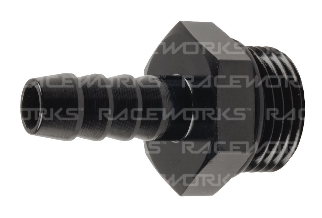 RACEWORKS O-RING PORT AN-8 TO 3/8'' ( AN-6) BARB