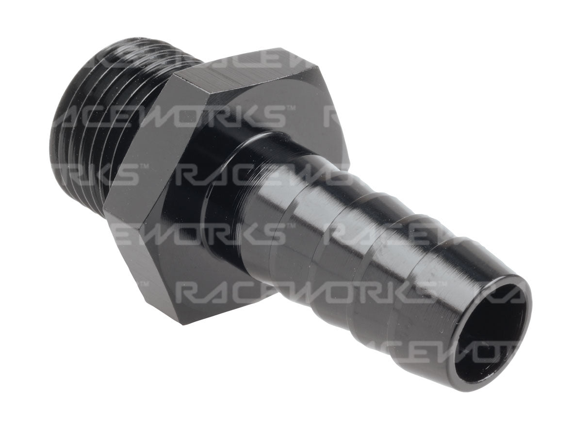 RACEWORKS METRIC MALE M18X1.5 TO 5/8'' BARB