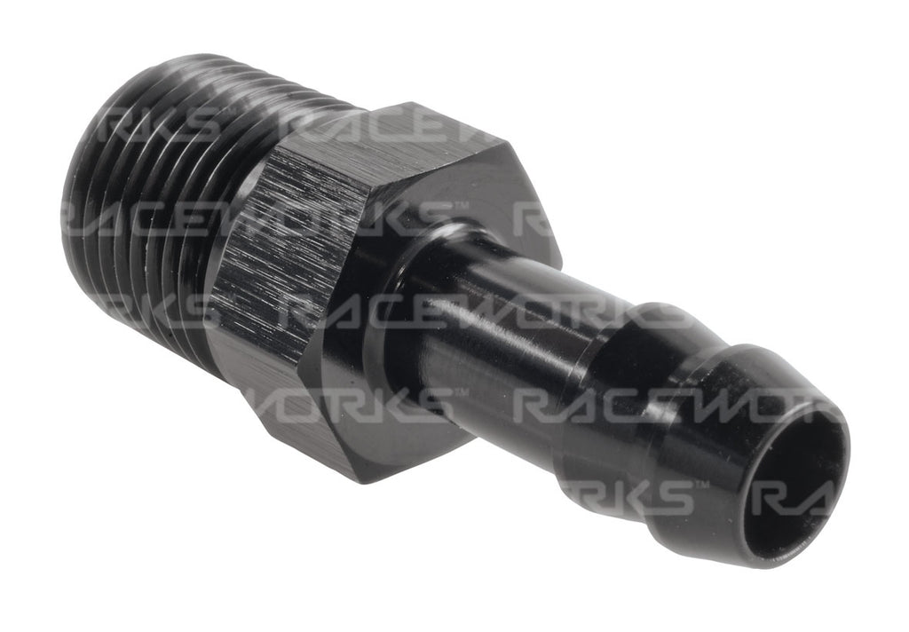 RACEWORKS MALE NPT 3/8" TO 3/8" (AN-6) BARB
