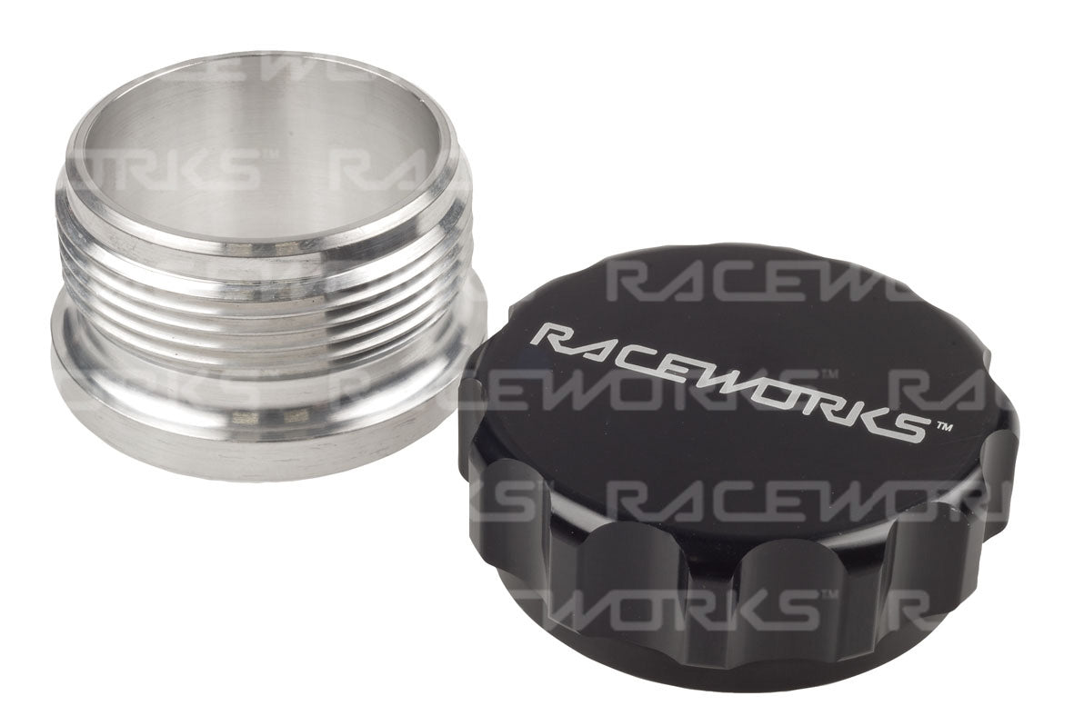 RACEWORKS WELD ON ALUMINIUM FILLER WITH FEMALE CAP 1in