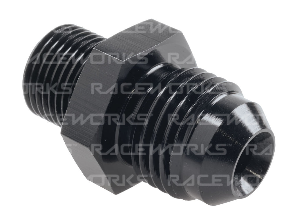 RACEWORKS METRIC MALE M12x1.0 TO MALE FLARE AN-6