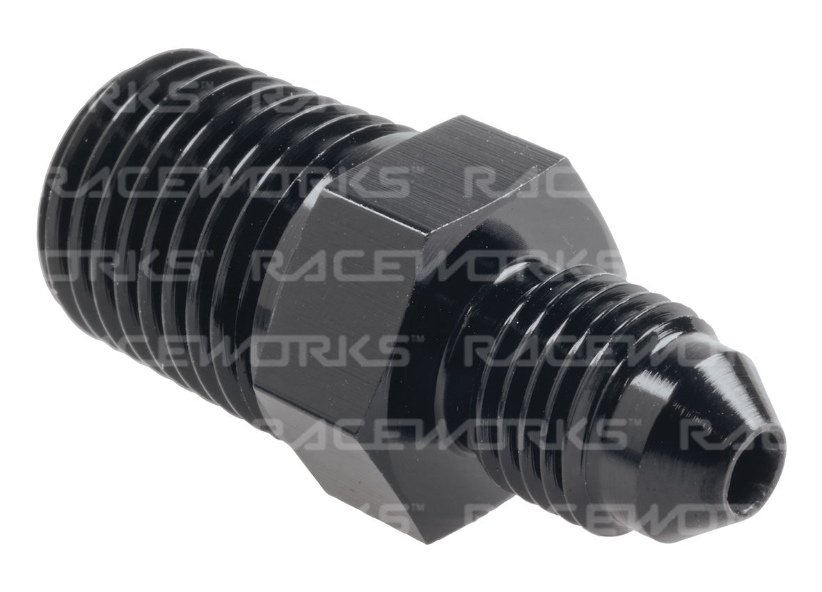 RACEWORKS AN-3 MALE FLARE TO NPT 1/4'' STRAIGHT