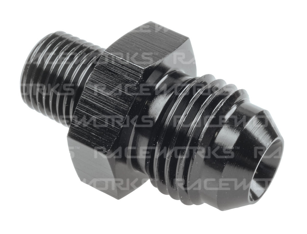 RACEWORKS AN-6 MALE FLARE TO NPT 1/8'' STRAIGHT
