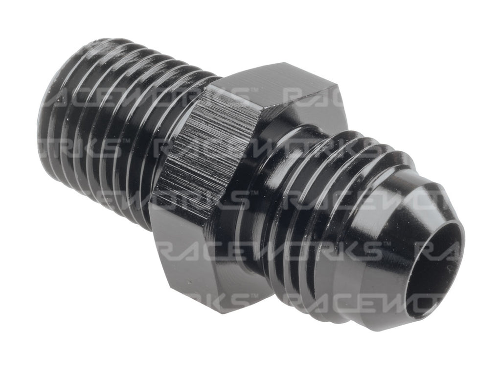 RACEWORKS AN-6 MALE FLARE To NPT 1/4'' STRAIGHT