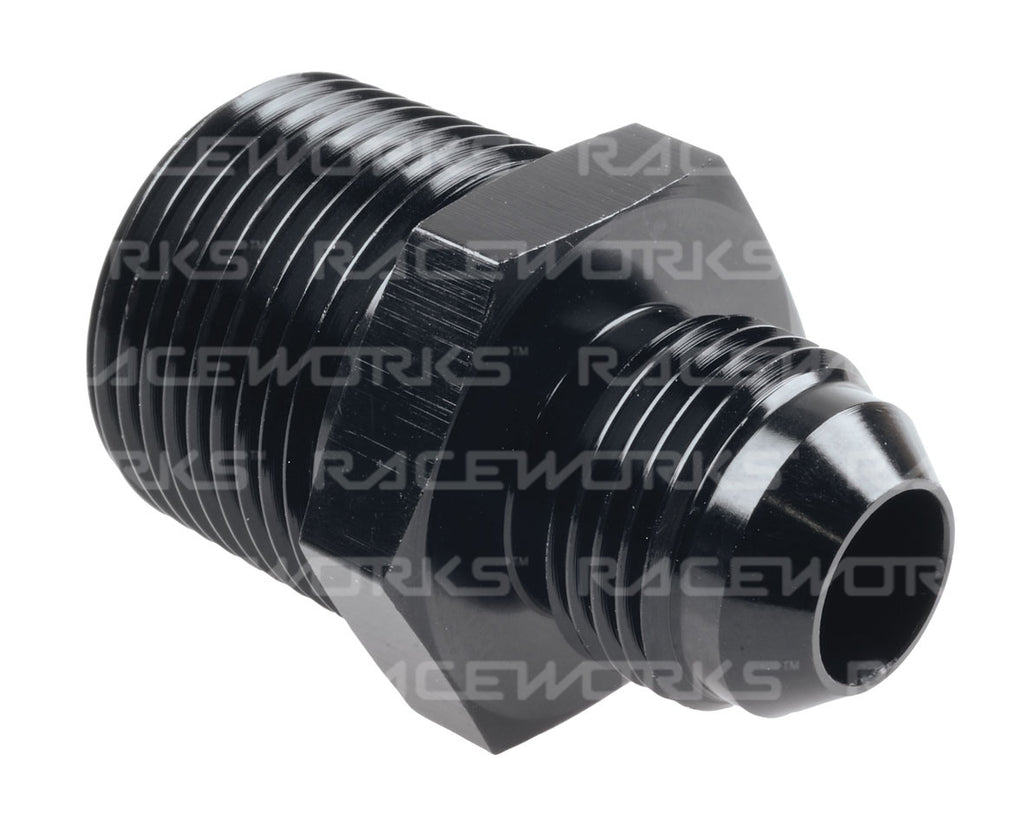 RACEWORKS AN-8 MALE FLARE TO NPT 3/4'' STRAIGHT