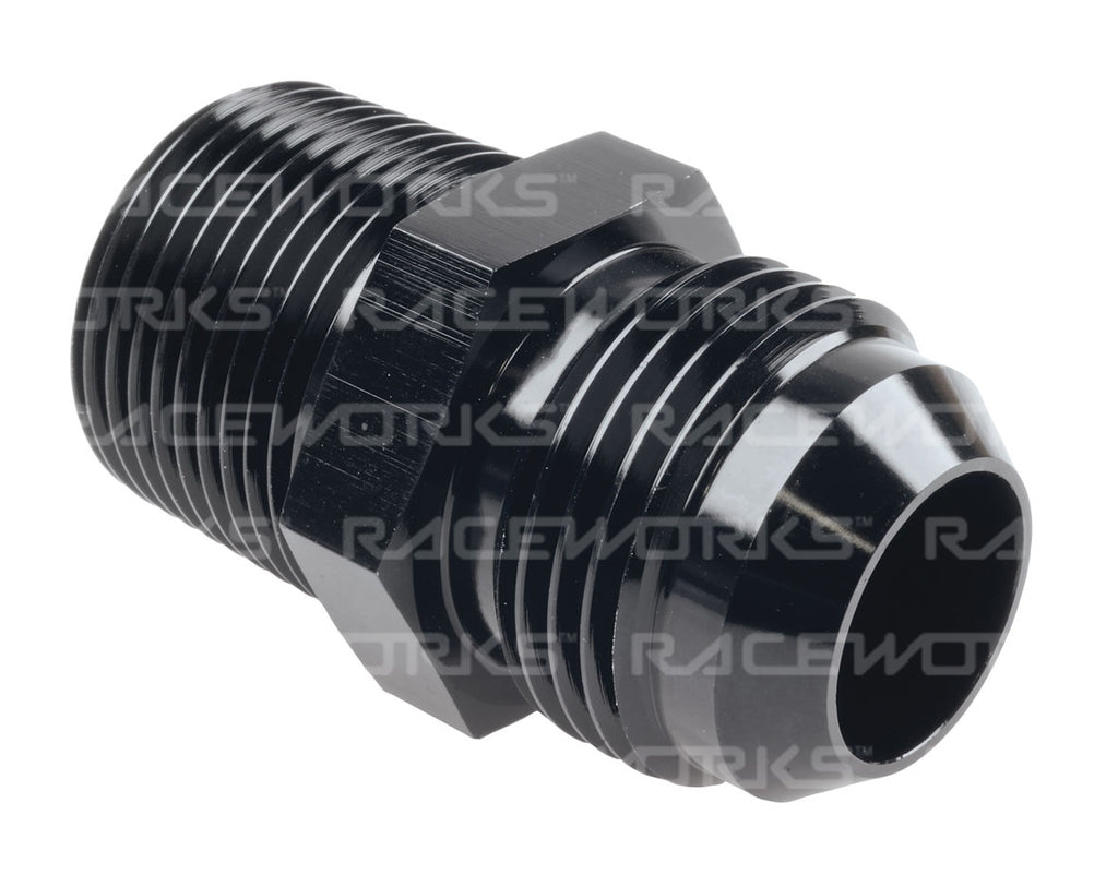 RACEWORKS AN-12 MALE FLARE TO NPT 3/4'' STRAIGHT