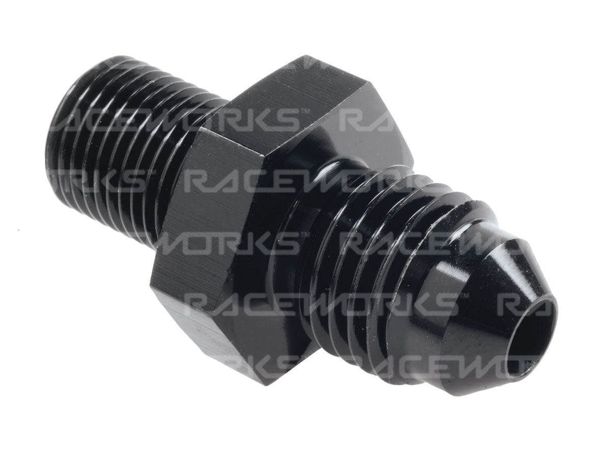 RACEWORKS MALE FLARE AN-4 TO MALE BSPP 1/8''