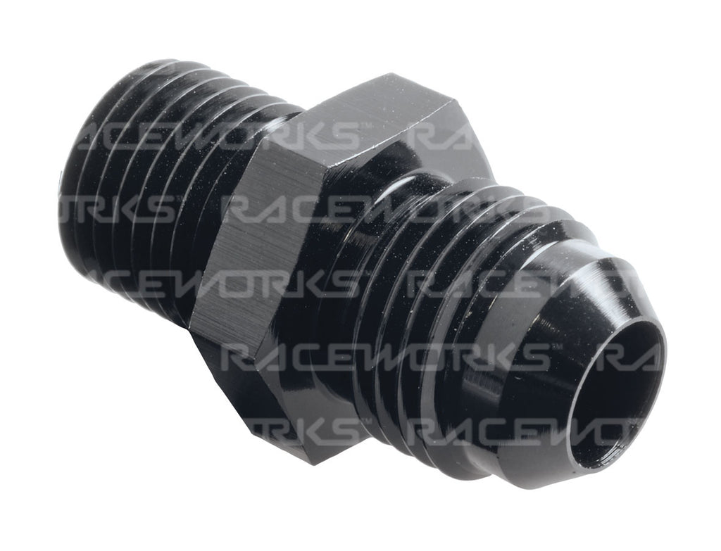 RACEWORKS MALE FLARE AN-6 TO MALE BSPP 1/4''