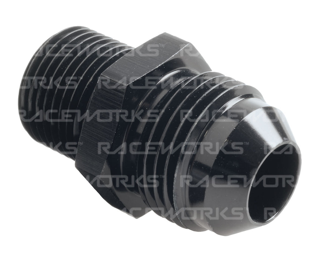 RACEWORKS MALE FLARE AN-8 TO MALE BSPP 1/4''