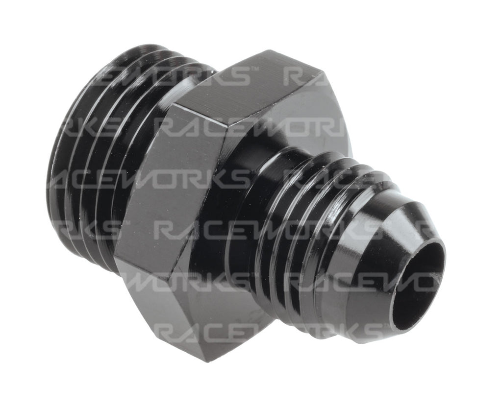 RACEWORKS MALE FLARE AN-6 TO O-RING BOSS AN-8