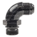 RACEWORKS AN-12 90DEG O-RING BOSS TO MALE FLARE ADAPTER