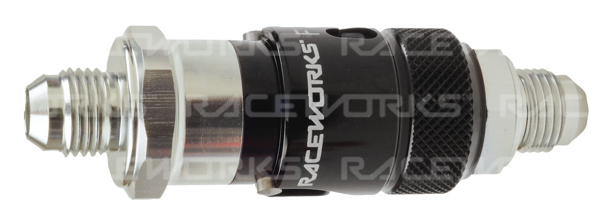 RACEWORKS ALUMINIUM QUICK RELEASE AN-6 FITTINGS AN-8 BODY