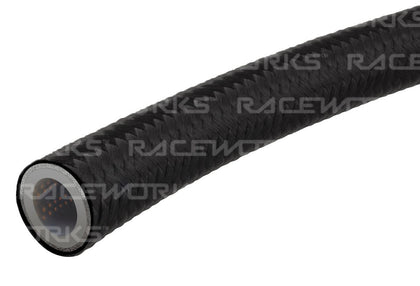 BLACK NYLON BRAIDED TEFLON E85 HOSE AN-10 1 Metre