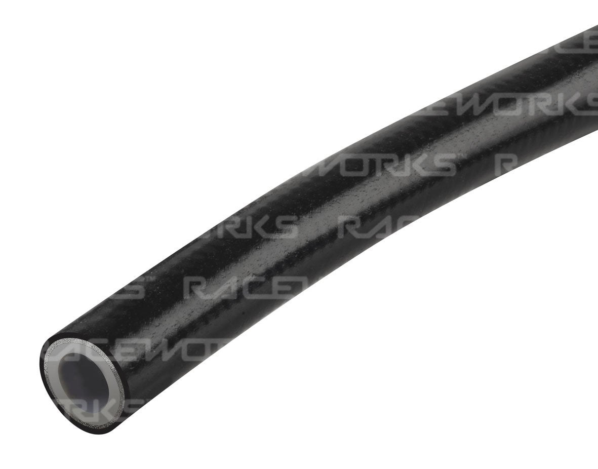 BRAIDED TEFLON E85 HOSE WITH BLACK PVC COVER AN-3 1 Metre