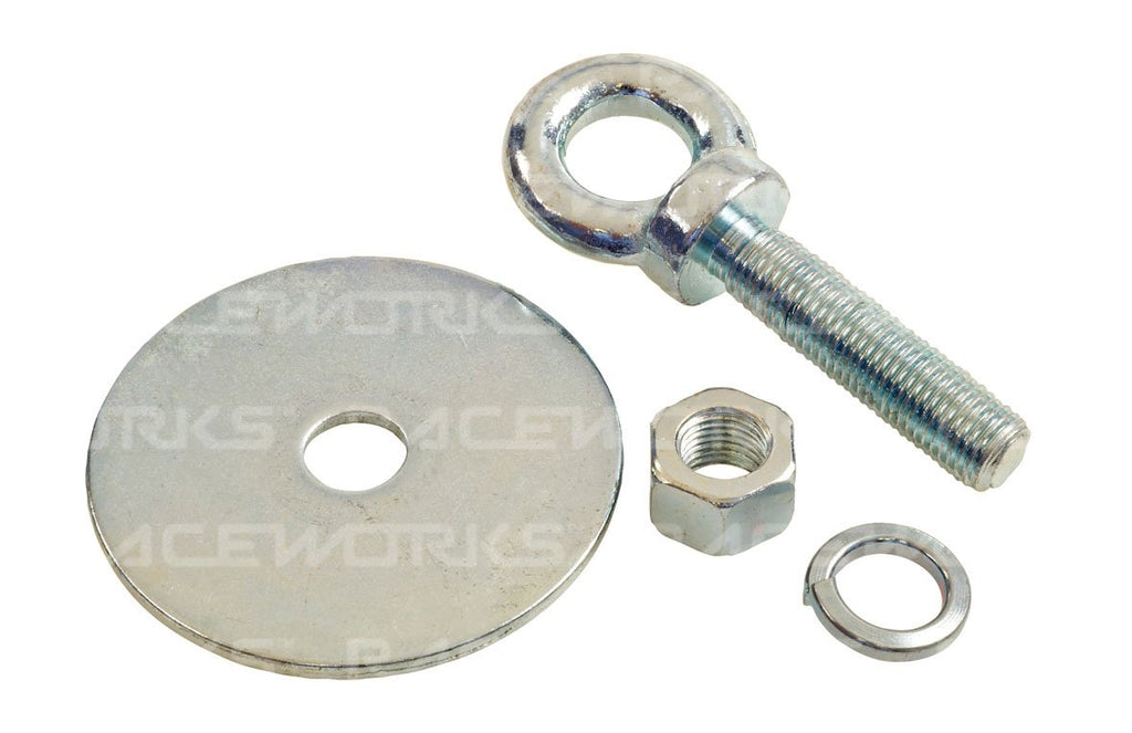 RACEWORKS HARNESS EYE BOLT WITH NUT AND WASHER