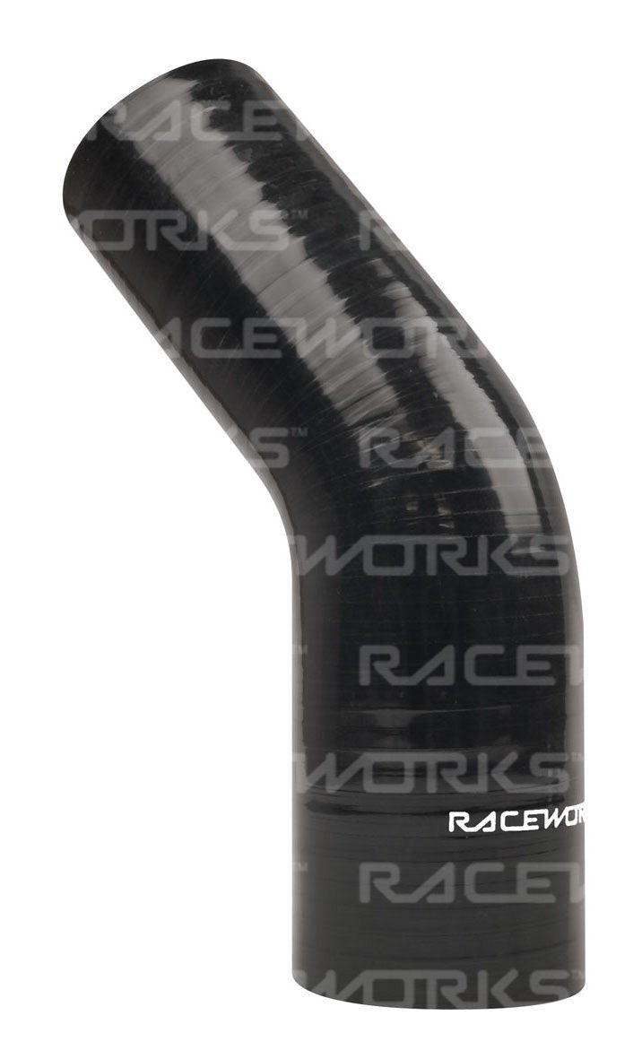 45 REDUCER ELBOW 3.75"-4.0'' (95-102mm) BLACK