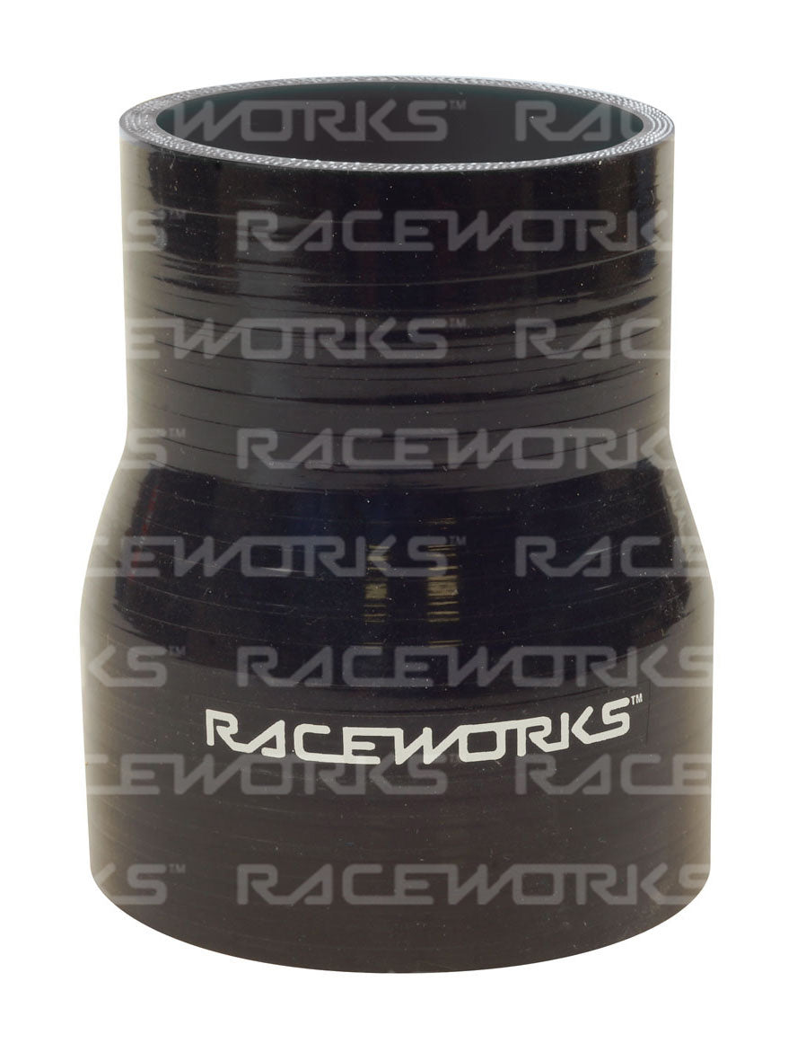RACEWORKS SILICONE HOSE REDUCER STRAIGHT 2.5"- 2.75'' (63-70mm)