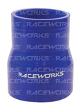 RACEWORKS SILICONE HOSE REDUCER STRAIGHT 3.25"- 3.5'' (82-89mm)