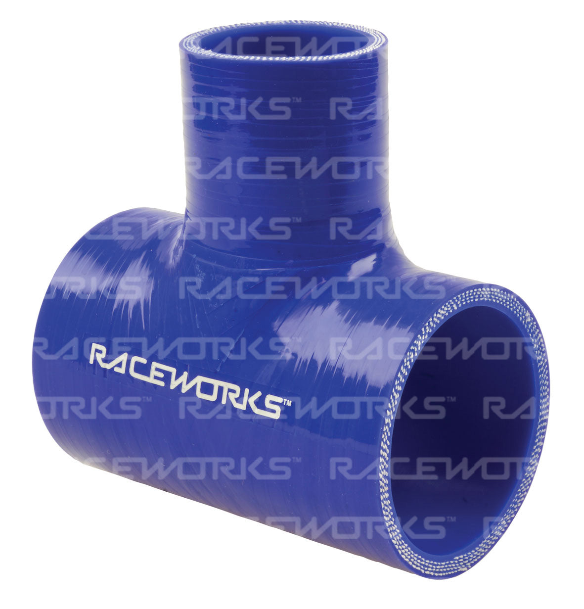 RACEWORKS SILICONE HOSE TEE 2.75" ID - 1.5" SPOUT