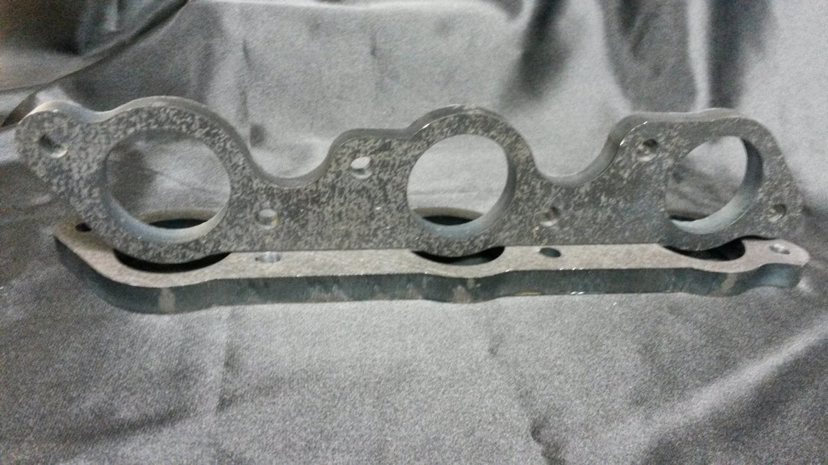 Header Flanges (Pair) 12mm Mild Steel Holden Ecotec 3.8