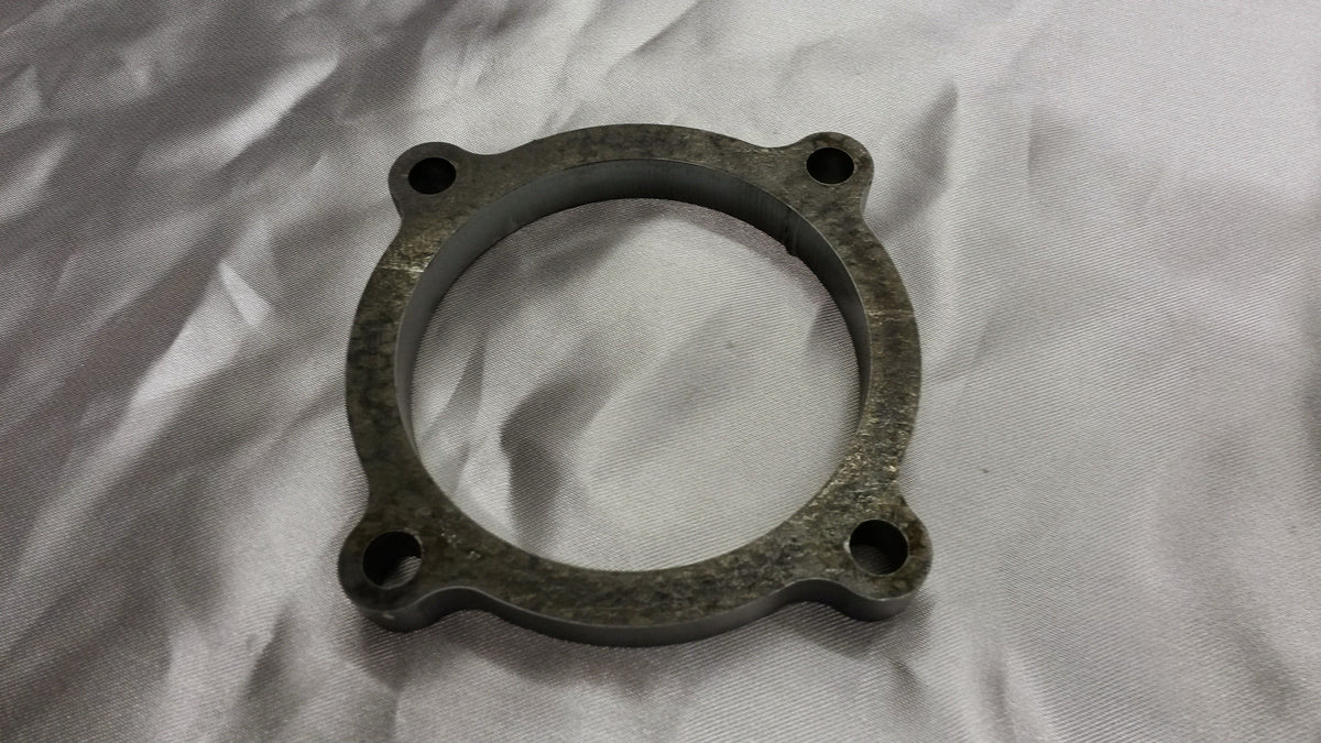 Turbo Outlet Dump Pipe Flange GT30 4 Bolt 12mm Mild Steel - Quickbitz