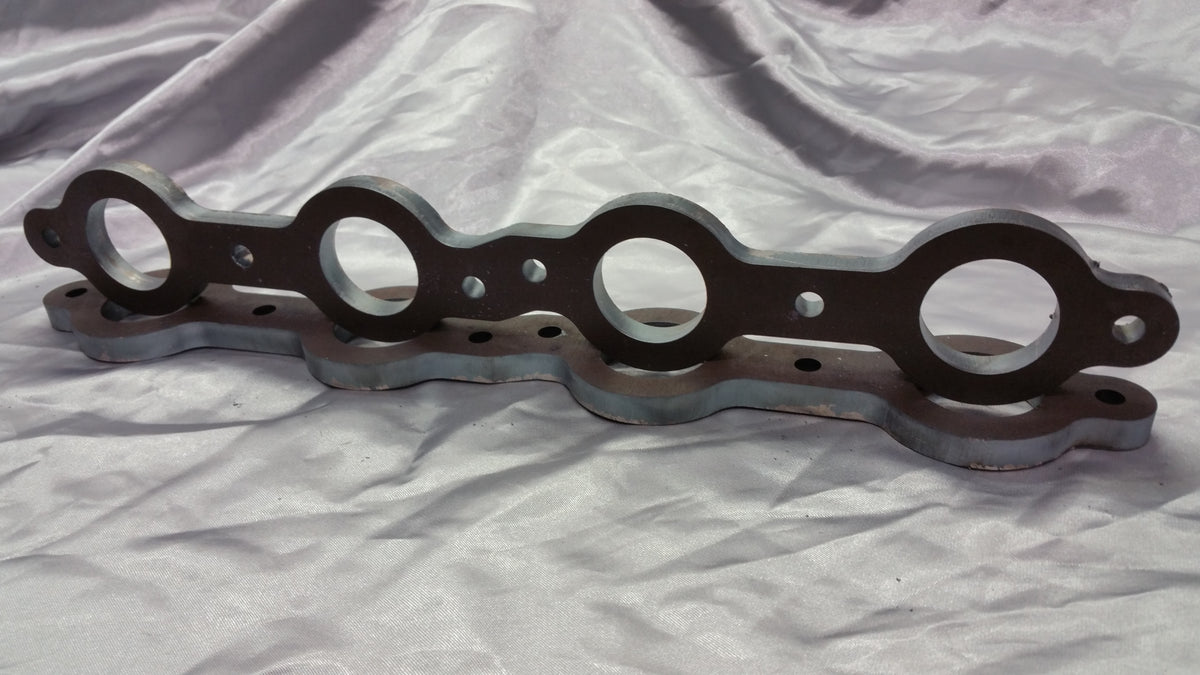 LS1 Headers (Pair) Flange 12mm Mild Steel 1 5/8" ID