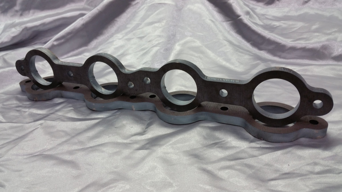 LS1 Header Flanges (Pair) 12mm Mild Steel 1 7/8" ID