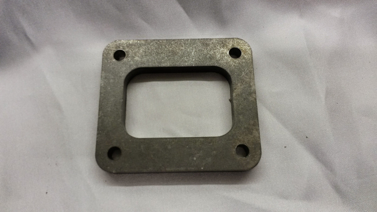 Turbo Inlet Flange T4 UnDivided 12mm Mild Steel - Quickbitz