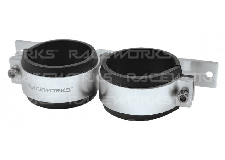 RACEWORKS TWIN FUEL PUMP BRACKET 60MM - Quickbitz