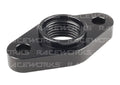 RACEWORKS TURBO DRAIN ADAPTOR FEMALE AN-10 OUTLET SUIT T3-T4 - BLACK