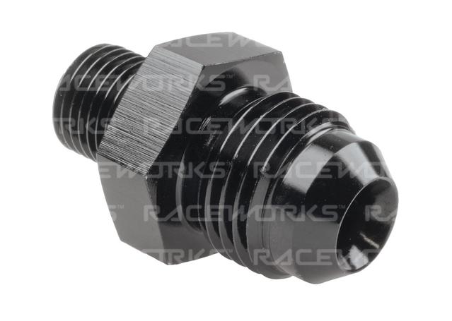 RACEWORKS METRIC MALE M10X1.0 TO MALE FLARE AN-4